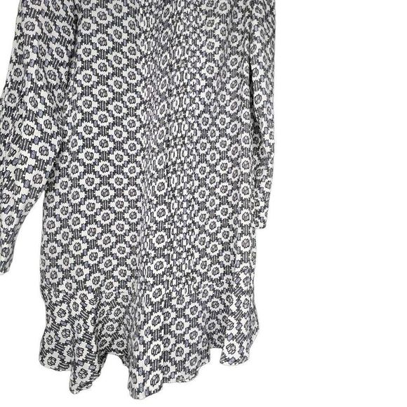 Tory Burch Womens Silk Ballet Crystals Abstract Shift Dress Multi-Color Medium - Picture 7 of 14